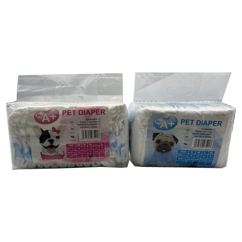 Pet Diapers Manufacturer - OEM/ODM Highly Absorbent Super Soft Disposable Dog Non Woven