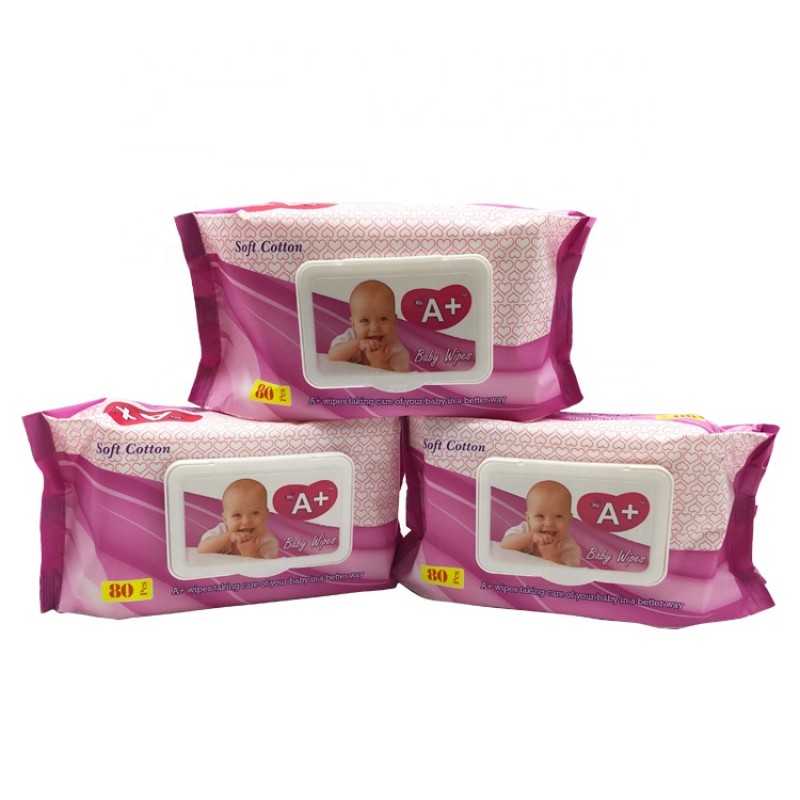 Baby Wipes Manufacturer - Custom Private Logo 80PCS Scents Available Non-woven Fabric