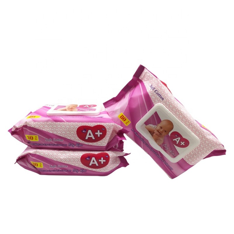 Baby Wipes Manufacturer - Custom Private Logo 80PCS Scents Available Non-woven Fabric
