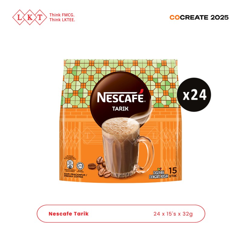 Instant Coffee Manufacturer - Nescafe Tarik Sachets 32G 15'S Nestle Halal Malaysia Beverage