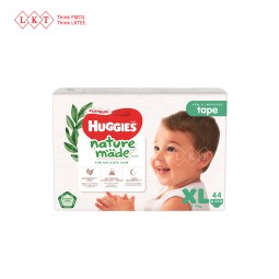 Baby Diapers Manufacturer - Huggies NatureMade Tape Diaper XL 44S Malaysia Direct Wholesale
