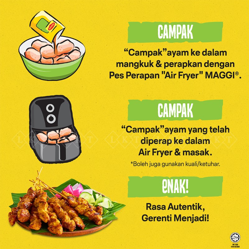 Seasoning Manufacturer - 2025 Trending Maggi Satay Marinate Paste 100G Nestle Halal Export