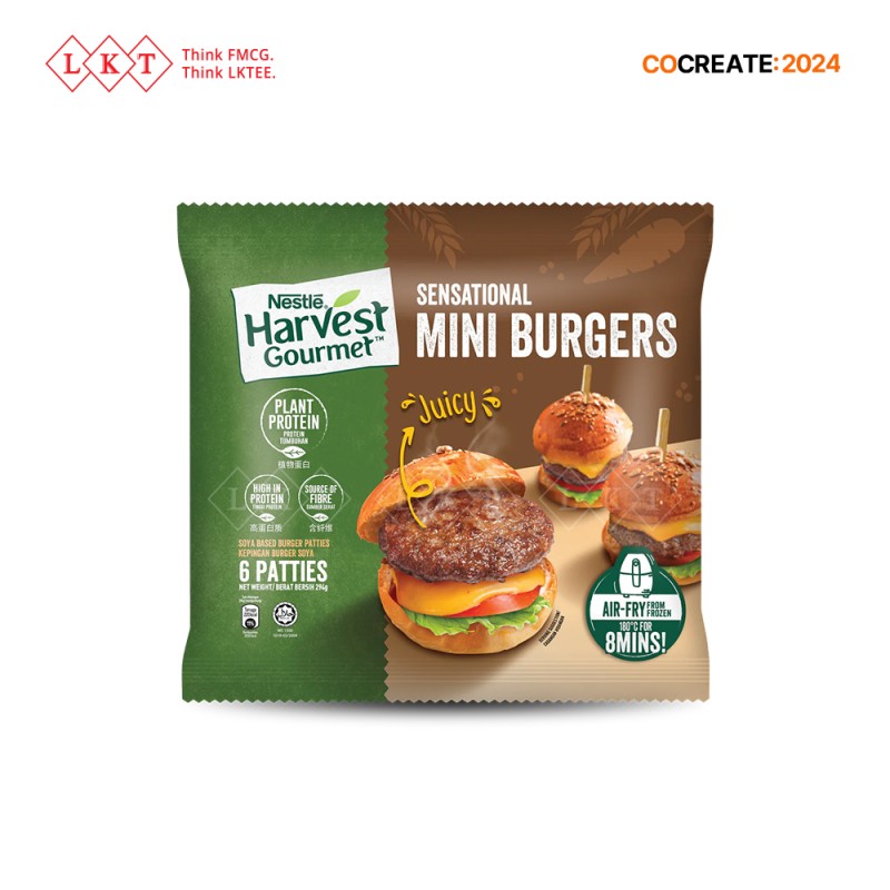 Plant Based Burgers Manufacturer - Harvest Gourmet Sensational Burger 282G Malaysia Wholesale Export