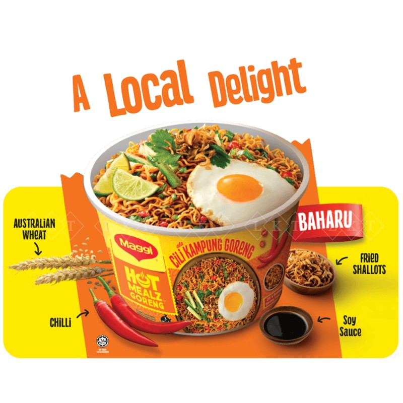 Instant Noodles Manufacturer - Nestle Maggi Syiok Cili Kampung Bowl 94g Spicy Malaysian