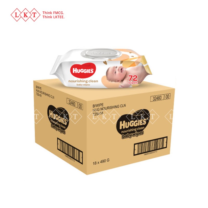 Baby Wipes Manufacturer - Huggies Nourishing Clean 72S X 3 Baby Wet Wipes Malaysia Factory