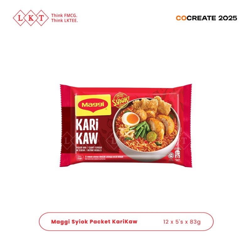Instant Noodles Manufacturer - Nestle Maggi Syiok KariKaw 83G Spicy Malaysian Flavor