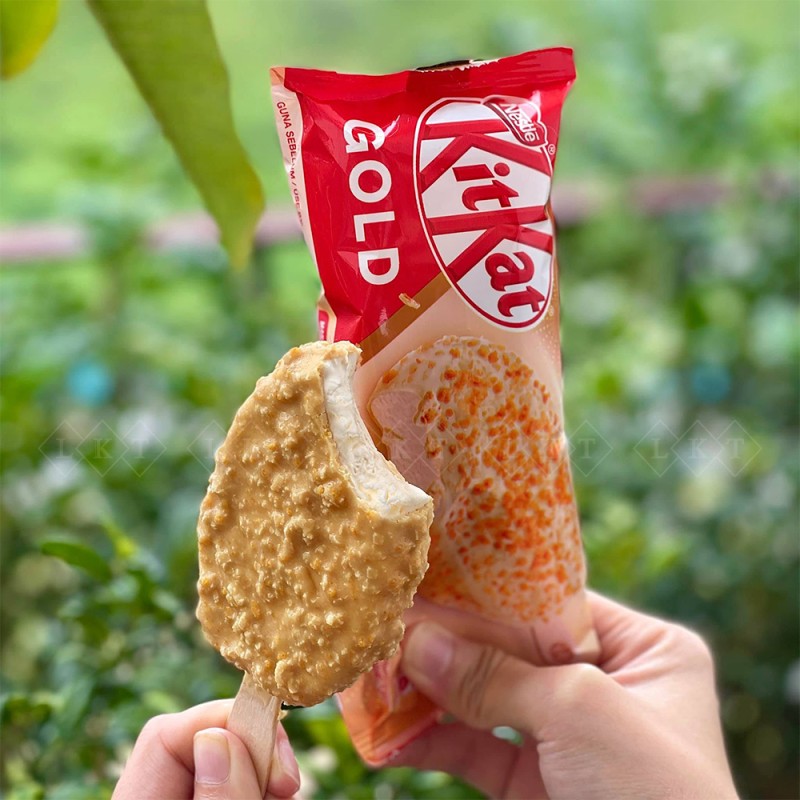Ice Cream Manufacturer - Bulk Wholesale KitKat Gold Frozen Ice Cream Single Pack 85G Halal