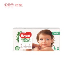 Baby Diapers Manufacturer - Huggies NatureMade Tape Diaper L 54S Malaysia Direct Wholesale