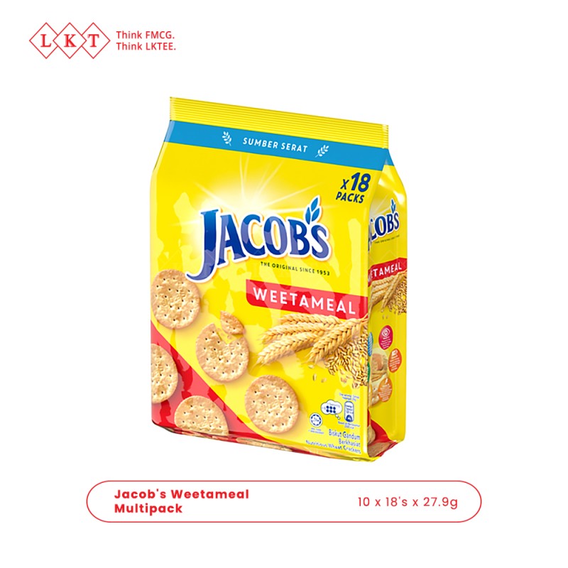 Crackers Manufacturer - Jacob's Cream Cracker Multipack 504G Dietary Fiber Healthy Halal