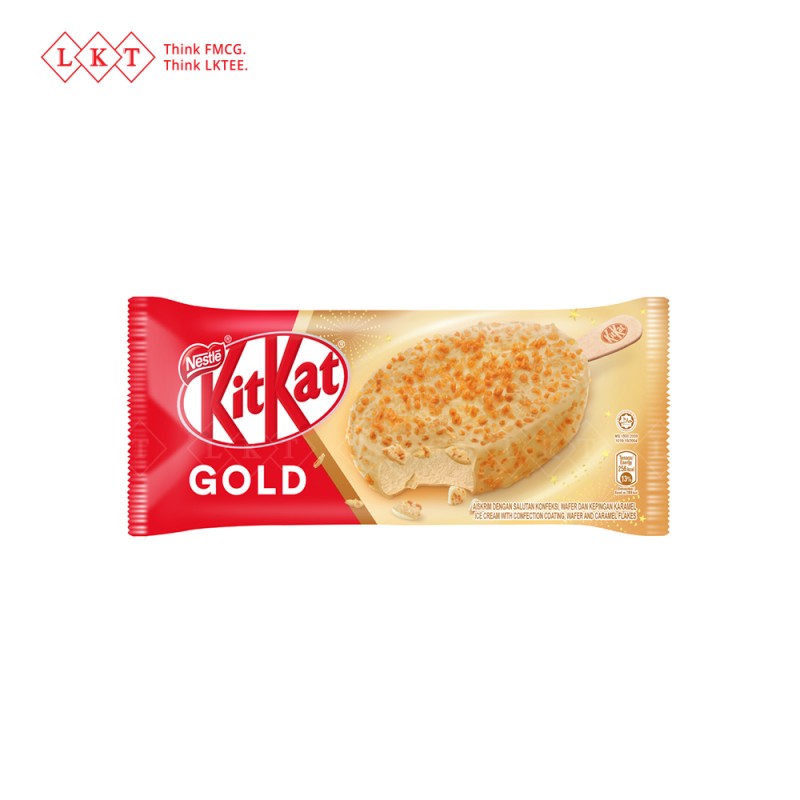 Ice Cream Manufacturer - Bulk Wholesale KitKat Gold Frozen Ice Cream Multipack 85G 4'S Halal