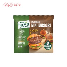 Plant Based Burgers Manufacturer - Harvest Gourmet Sensational Mini Burgers 294G Malaysia Export