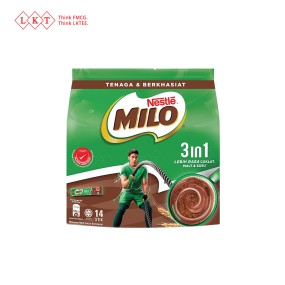 Drink Powder Manufacturer - Milo 3in1 Chocolate Malt Drink Powder 33G 14'S Nestle Halal
