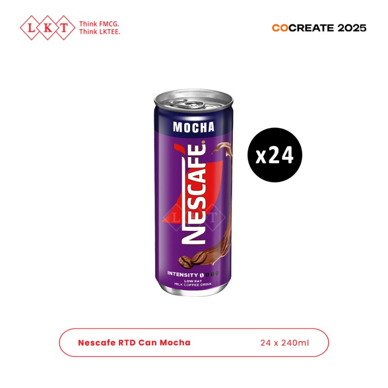 Ready Drink Manufacturer - Nescafe Mocha Tin Can 240ML Nestle Halal Malaysia Beverage