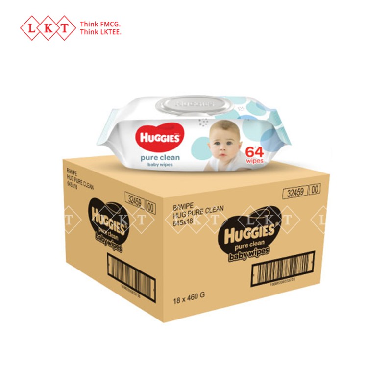 Baby Wipes Manufacturer - Huggies Pure Clean 64S X 3 Baby Wet Wipes Malaysia Direct Factory