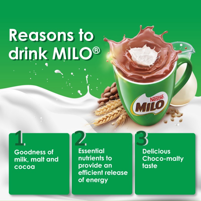 Drink Powder Manufacturer - Milo Hot Chocolate Malt Drink Powder 1.4KG Nestle Halal Malaysia