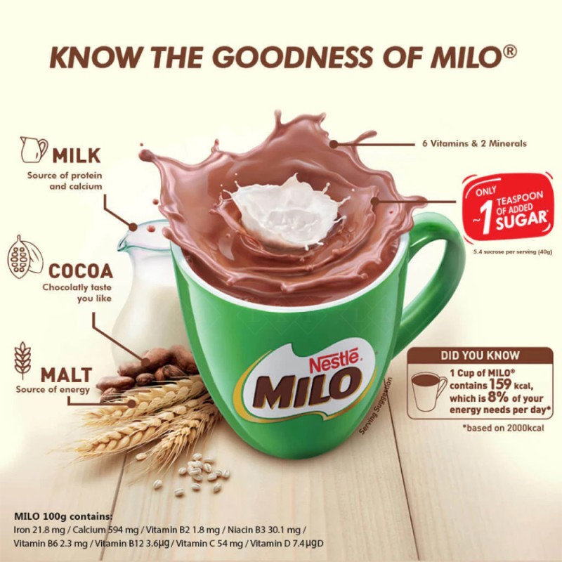 Drink Powder Manufacturer - Milo Hot Chocolate Malt Drink Powder 1.4KG Nestle Halal Malaysia