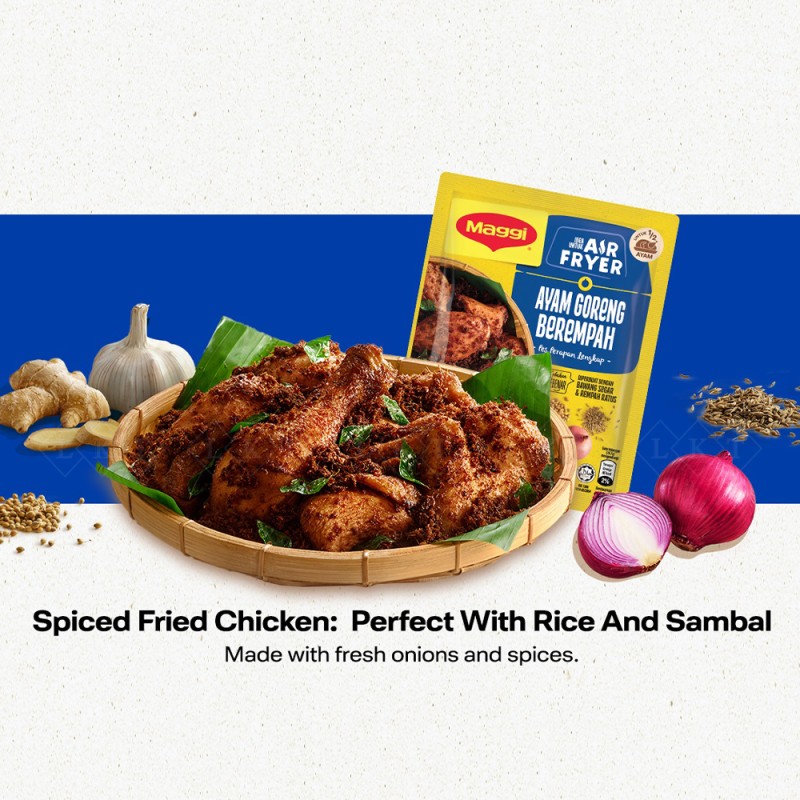 Seasoning Manufacturer - 2025 Trending Maggi Ayam Berempah Coating Mix 100G Nestle Halal