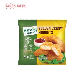 Plant Based Nuggets Manufacturer - Harvest Gourmet Golden Crispy Nuggets 360G Malaysia Wholesale