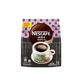 Instant Coffee Manufacturer - Nescafe Kopi O Sachets 16G 15'S Nestle Halal Malaysia Drink