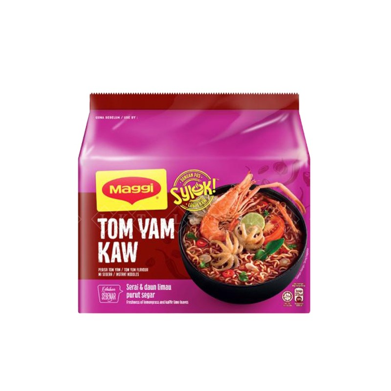 Instant Noodles Manufacturer - Nestle Maggi Syiok TomYamKaw 88G Spicy Malaysian Flavor