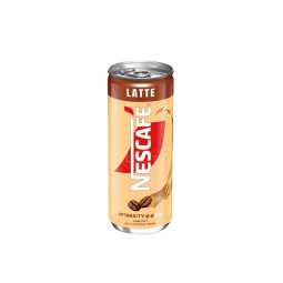 Ready Drink Manufacturer - Nescafe Latte Tin Can 240ML Nestle Halal Malaysia Beverage