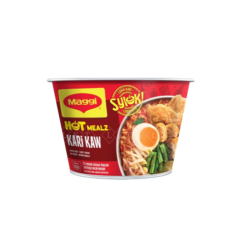 Instant Noodles Manufacturer - Nestle Maggi Syiok KariKaw Bowl 90G Spicy Malaysian Flavor