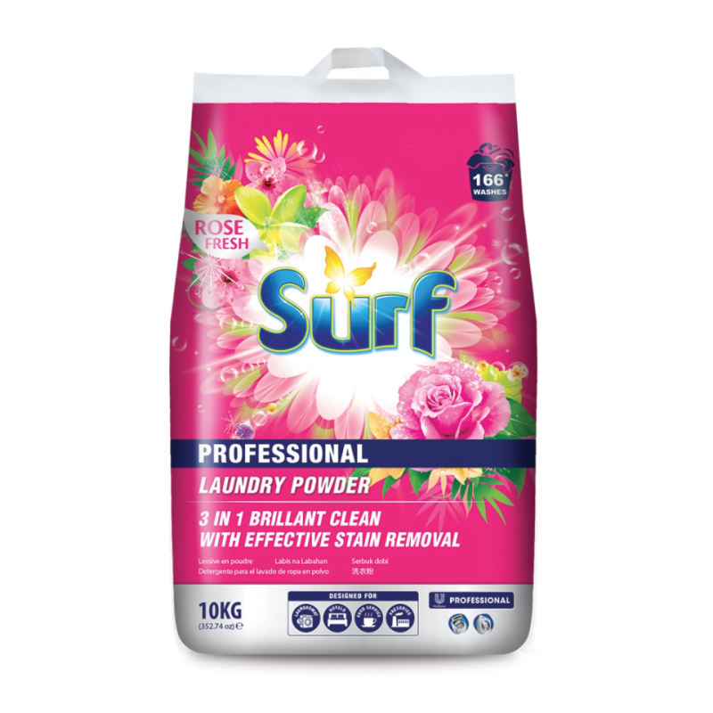 Laundry Powder Manufacturer - Wholesale Direct Factory Surf Pro Rose Fresh Laundry Powder