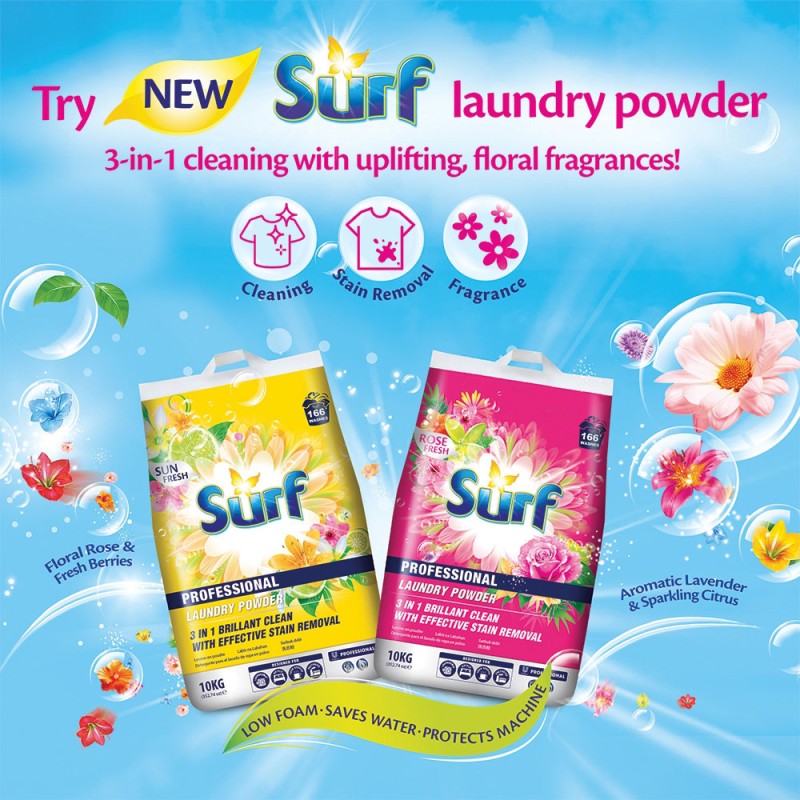 Laundry Detergent Manufacturer - Wholesale Surf Pro Sun Fresh 5KG