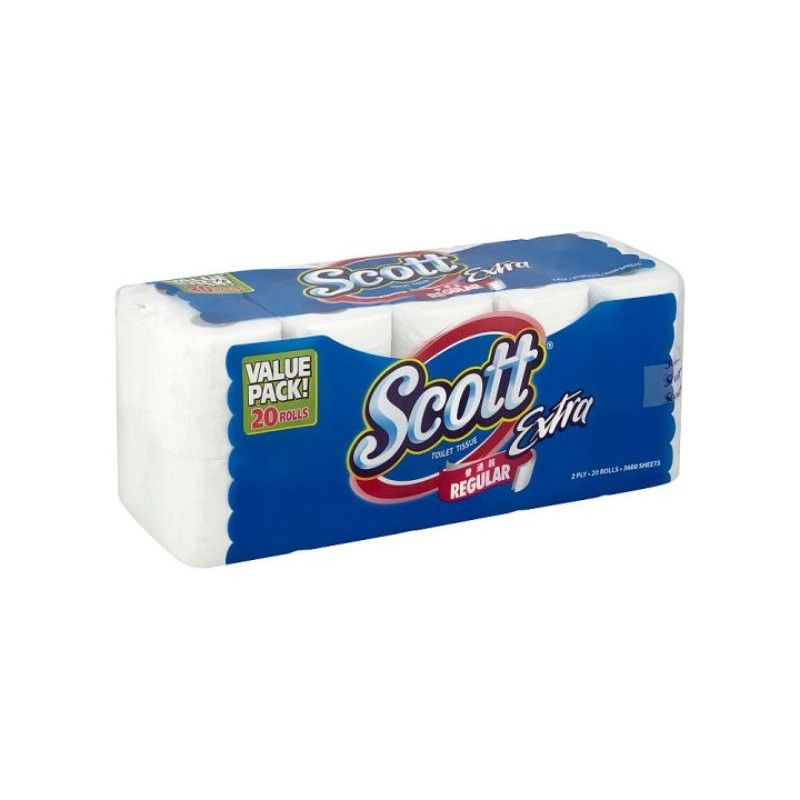 Toilet Paper Manufacturer - Export Quality Scott Extra Bathroom Regular 180S X 20R