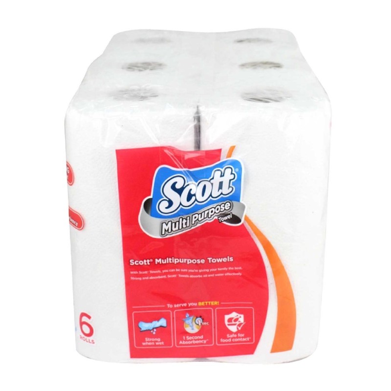 Kitchen Paper Manufacturer - Wholesale Export Scott Kitchen Paper Roll Regular 55S X 6R