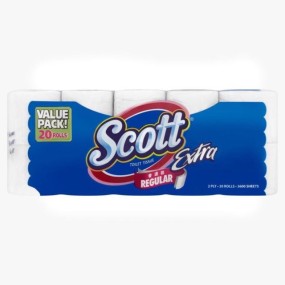 Toilet Paper Manufacturer - Export Quality Scott Extra Bathroom Regular 180S X 20R