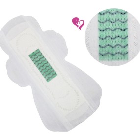 Sanitary Pads Supplier - 290mm Super Thin Overnight Green Anion Disposable