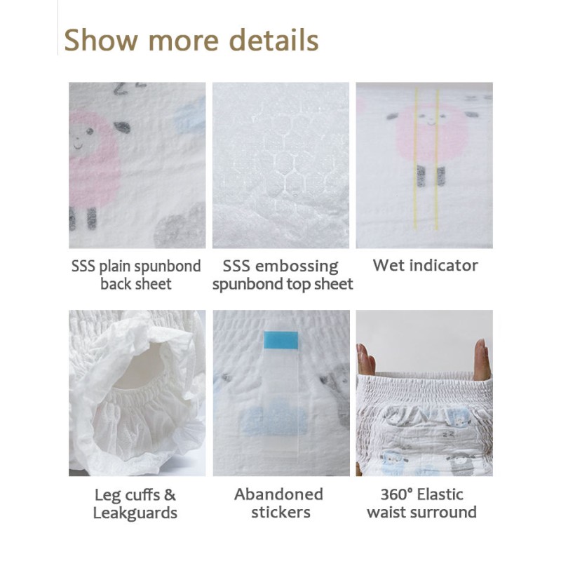 Baby Nappies Manufacturer - Custom A Grade OEM Super Absorbing Low Price