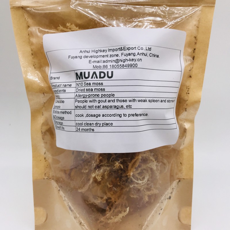 N10 Health Natural Products Delicious Products Dried Sea Moss for Food