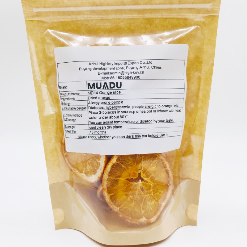 MD14 Dried Fruit Tea Natural Health Foods Dried Fruit Orange Slices