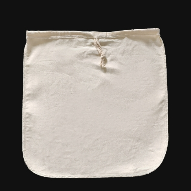 Drawstring Organic Cotton Material Filter Bag and Empty Tea Bag for Milk Juice