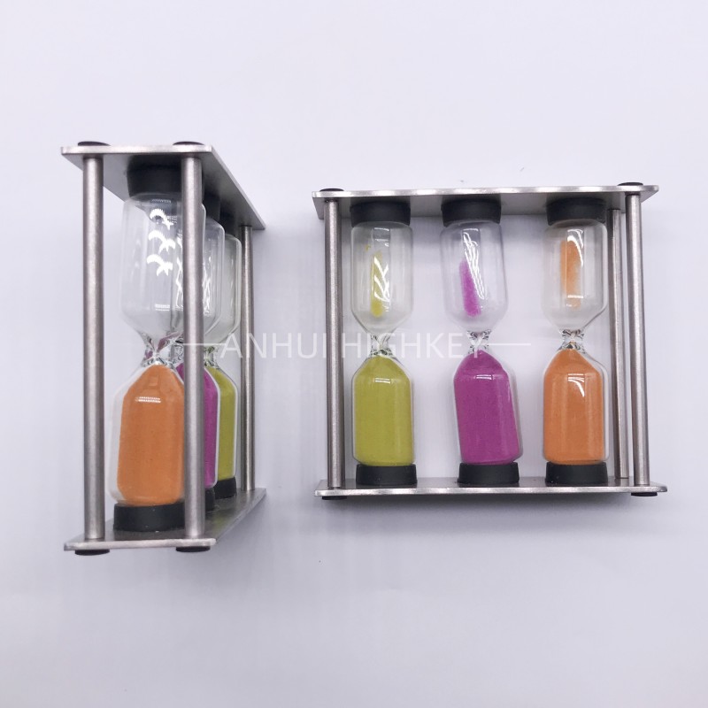 TEA10 Hot Sale 3 in 1 Metal Combination Hourglass 3/4/5 Minute Perfect Tea Timer in Stock