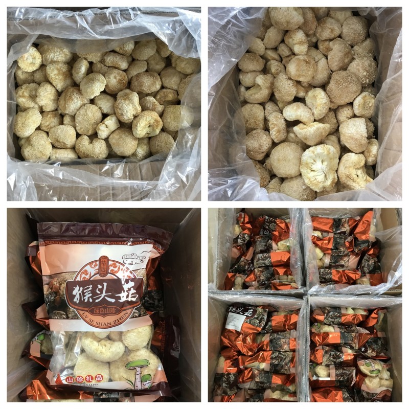 9019 Hou Tou Gu Dia 6-8cm Dried Lion's Mane Mushroom for Health