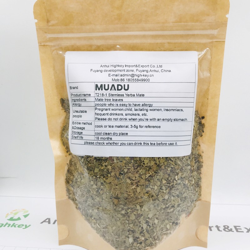 T218-1 Ma Dai Cha Wholesale Factory Natural Loose Leaf Dried Herb Yerba Mate Tea Energy Tea Drink