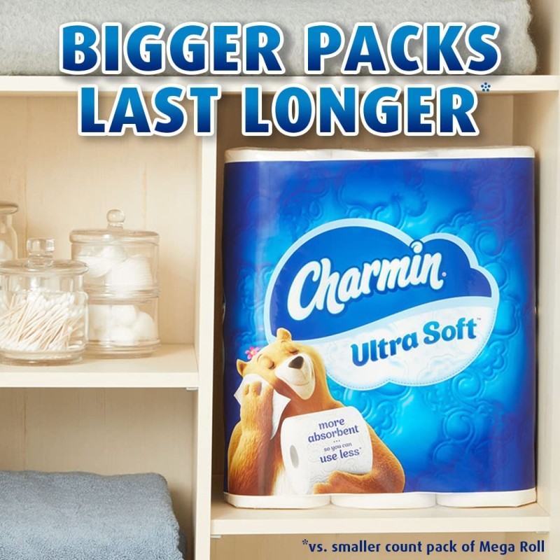 Toilet Paper Manufacturer - Premium Charmin Ultra Strong 24 Family Mega Rolls 123 Rolls Worldwide