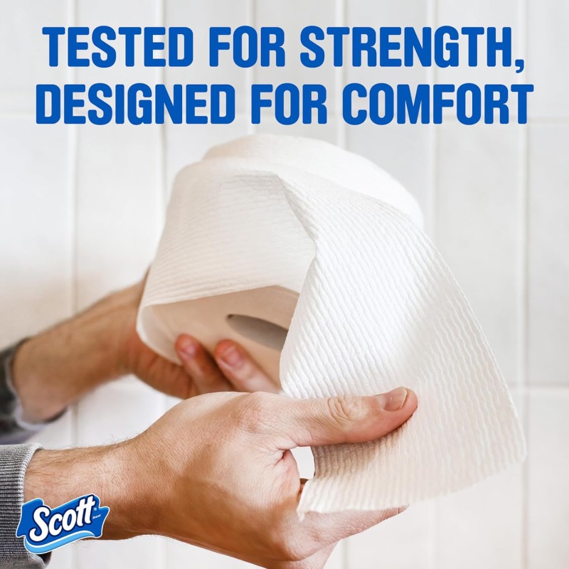 Toilet Paper Manufacturer - Best Selling Scott ComfortPlus 12 Double Rolls Septic-Safe 1-Ply