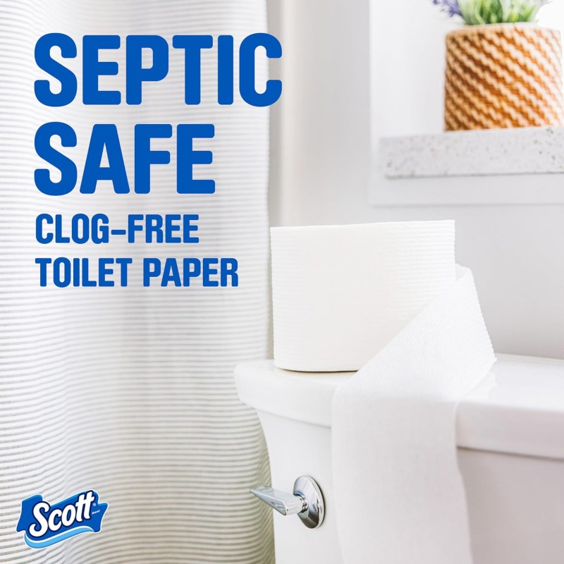 Toilet Paper Manufacturer - Best Selling Scott ComfortPlus 12 Double Rolls Septic-Safe 1-Ply