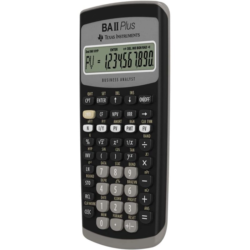 Financial Calculator Manufacturer - Highest Selling Texas Instruments BA II Plus Financial 10 Digit