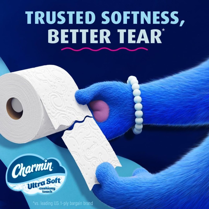Toilet Paper Manufacturer - Charmin Ultra Soft 30 Family Mega Rolls 153 Regular Rolls Bulk