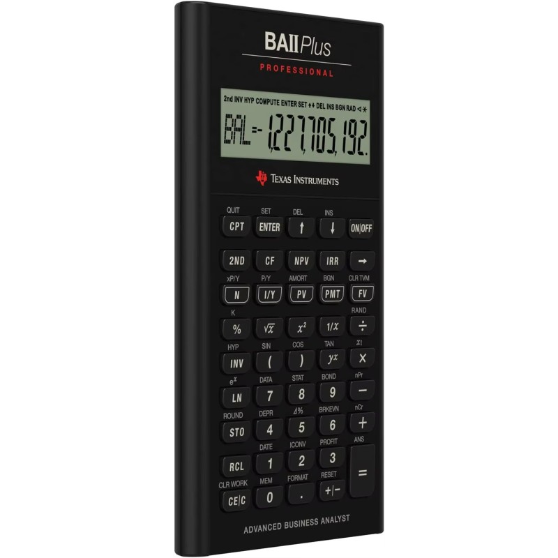 Calculator Manufacturer - New Arrival Texas Instruments BA II Plus Silver 9.8 Inch Bulk
