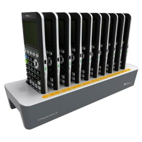 Calculator Charger Manufacturer - USA Origin Texas Instruments 10 Unit Charging Station TI-84