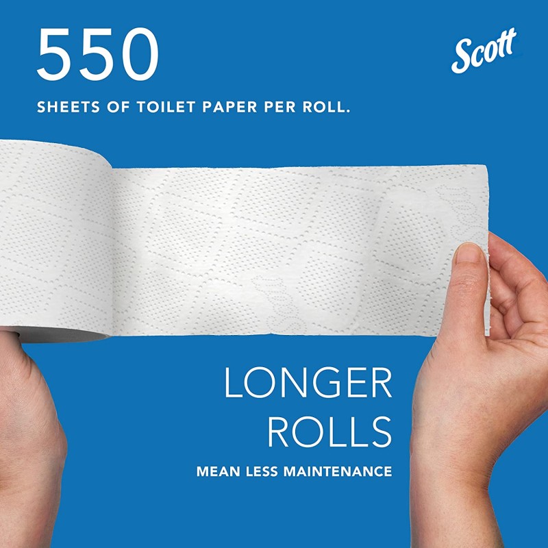 Toilet Paper Manufacturer - Scott Standard 2-Ply White 80 Pack 37840 Sheets 473 Counts Sale