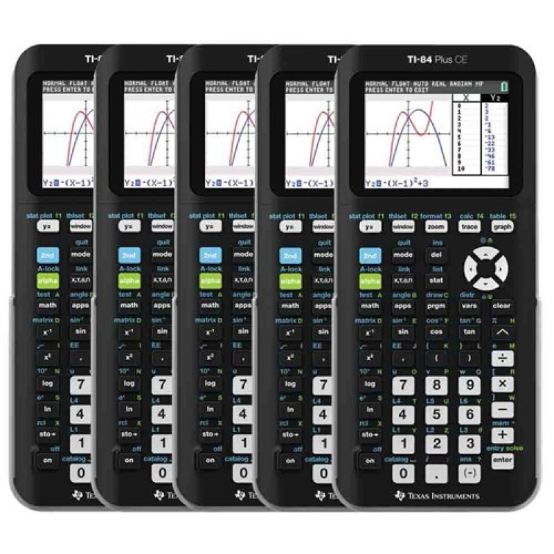 Calculator Manufacturer - Bulk Seller Texas Instruments TI-84 Plus CE Colors Graphing Warranty