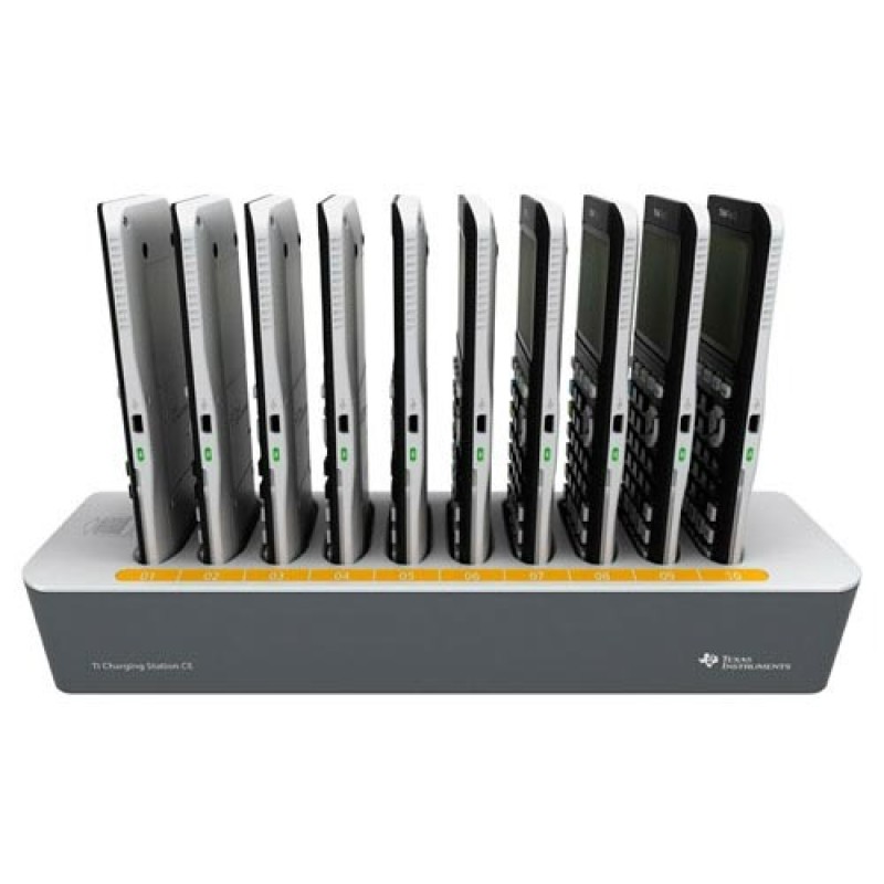 Calculator Charger Manufacturer - USA Origin Texas Instruments 10 Unit Charging Station TI-84