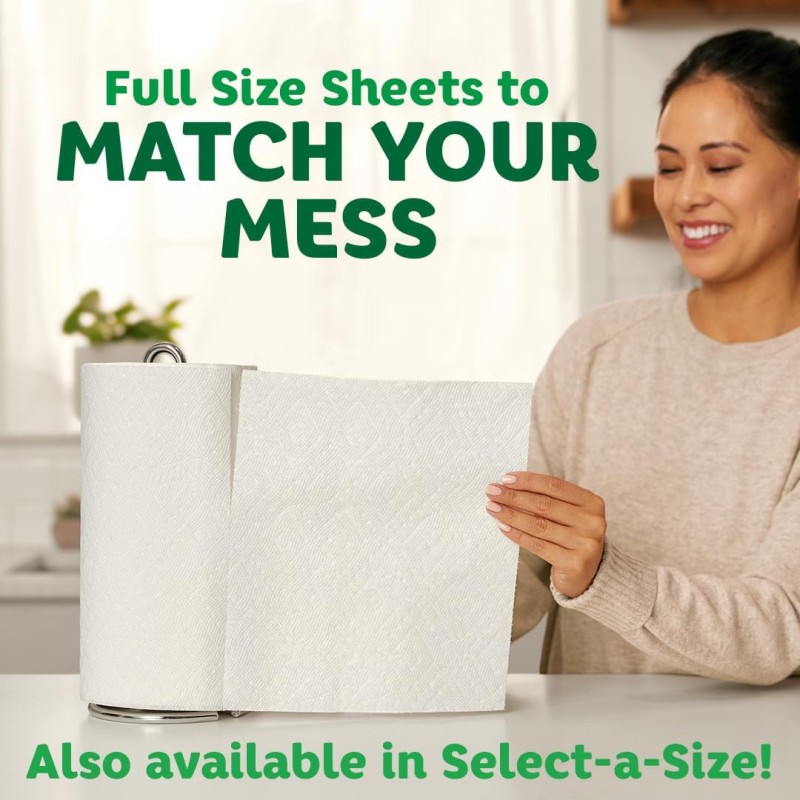 Paper Towels Manufacturer - Highly Effective Bounty Full Sheet White 2 Triple Rolls 6 Regular